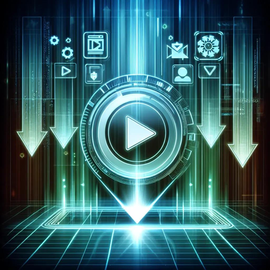 "Person using a laptop to download a YouTube video with a reliable video downloader tool, illustrating safe and efficient methods discussed in the Ultimate Guide to YouTube Video Downloaders for 2024."